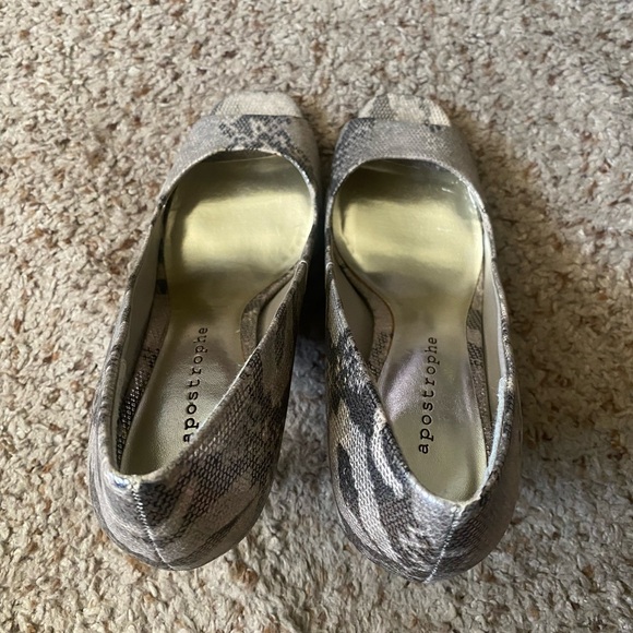 Snakeskin Pattern High Heels - Picture 6 of 6